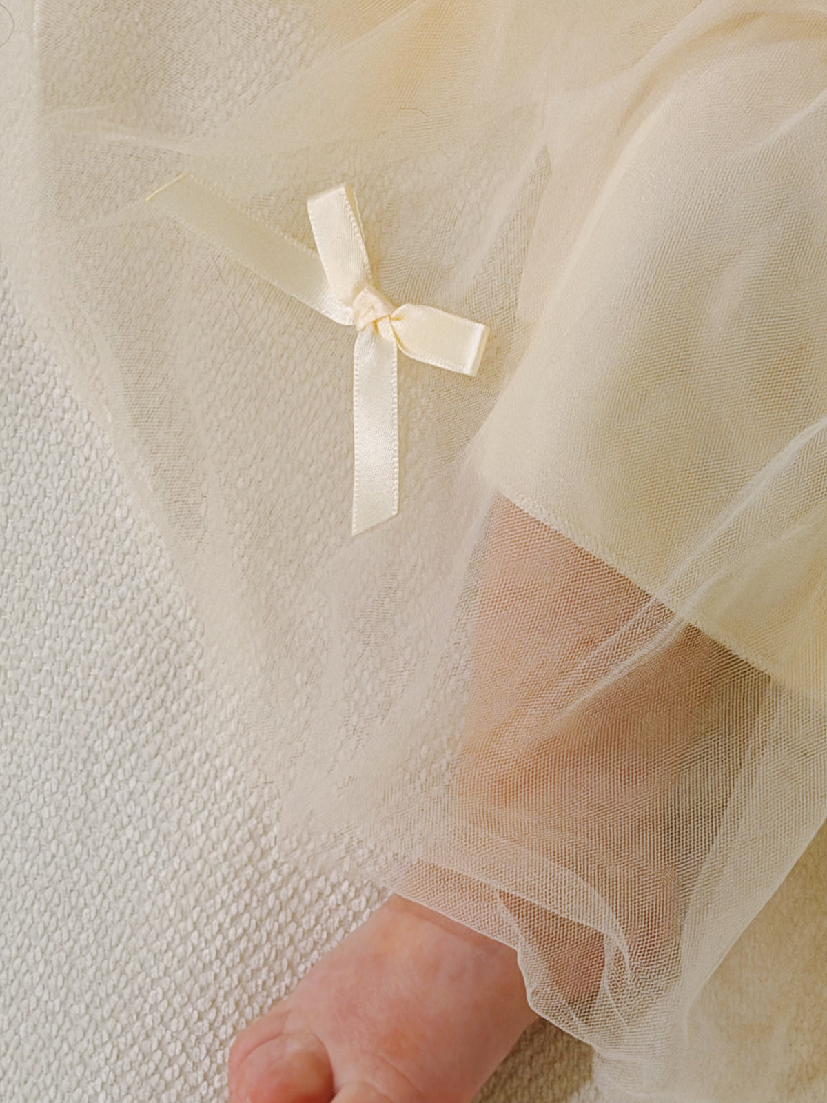 Annie & Charles Long Sleeve Tulle Dress