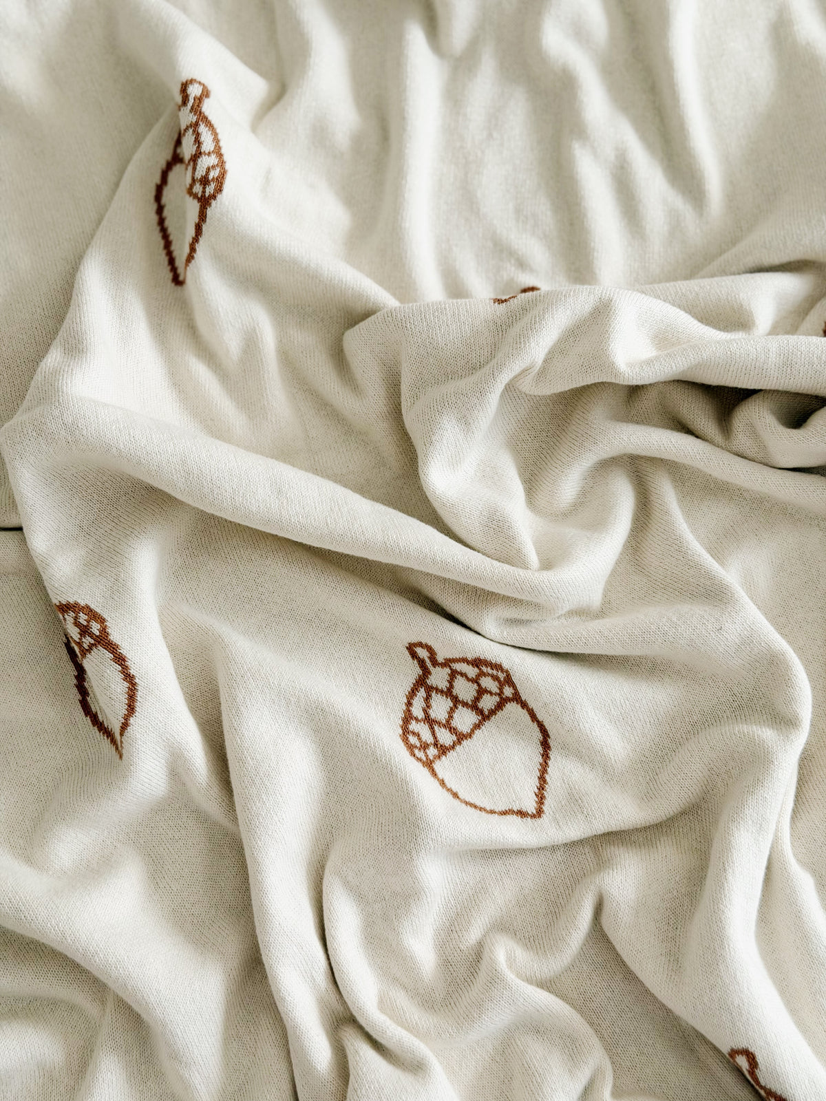Micu Micu organic cotton reversible knit blanket