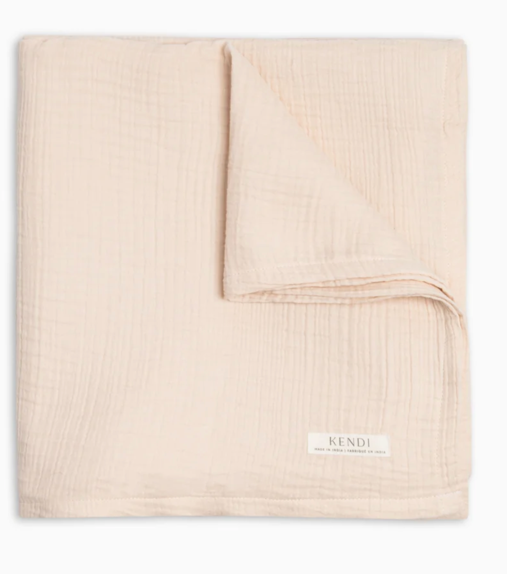 Colored Organics organic cotton muslin swaddle blanket