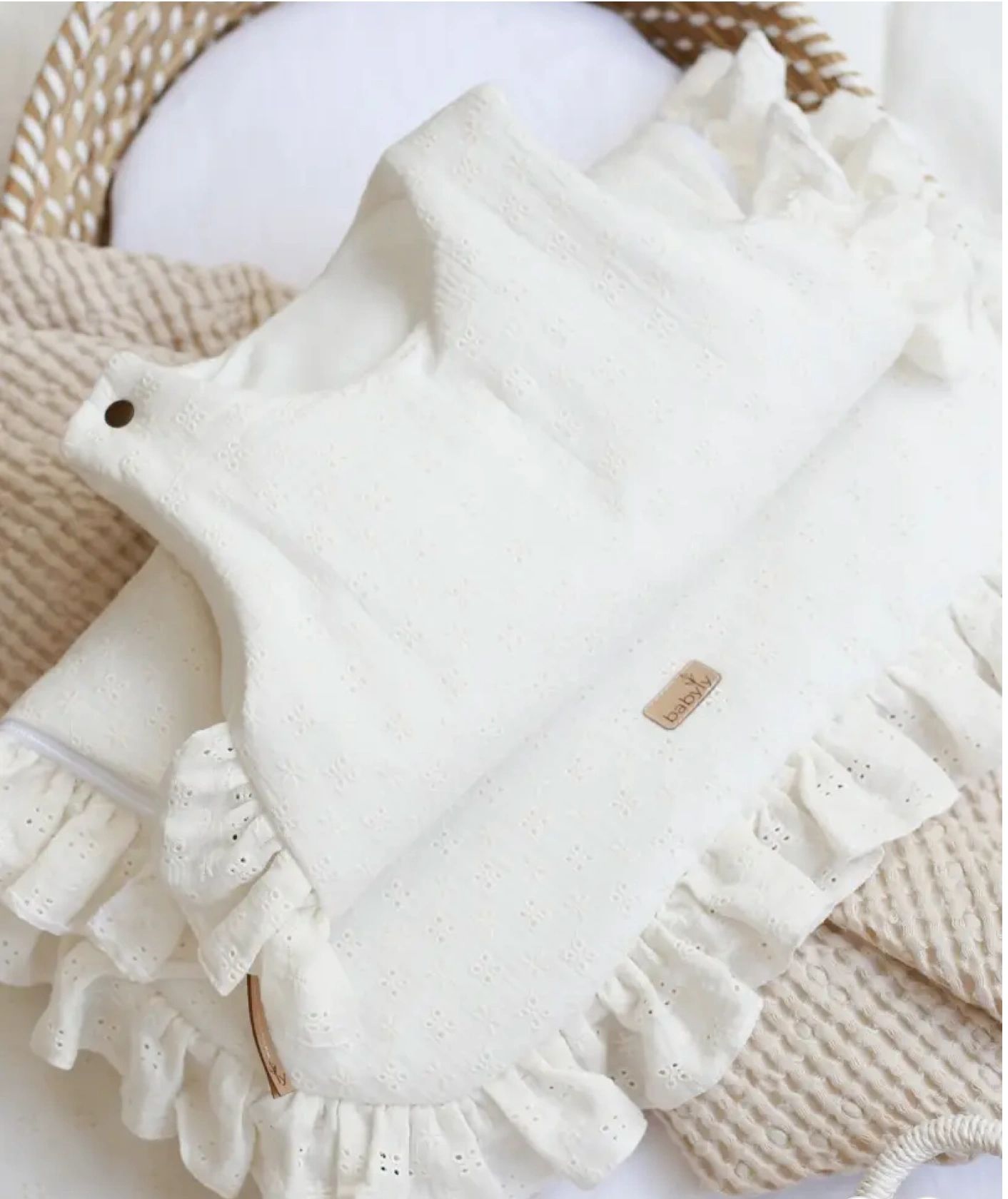 Babyly Lilly embroidered baby sleep sack