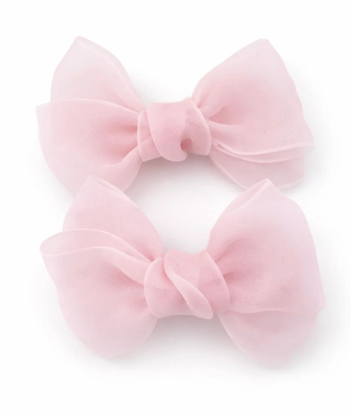 Bow So Cute Marshmallow chiffon hair clips