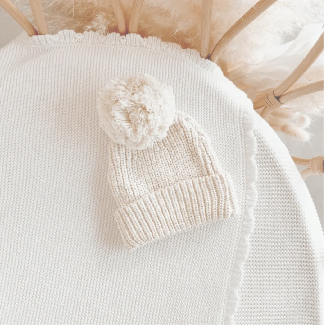 Blossom and Pear mini knit beanie