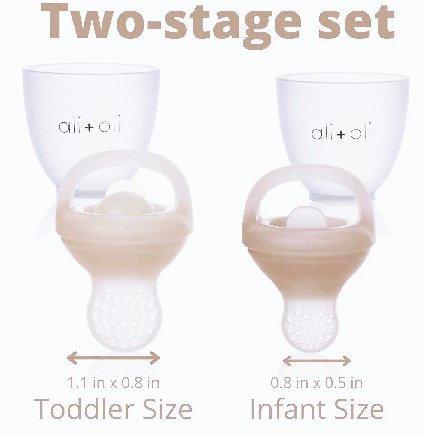 Ali + Oli silicone fruit and food feeder