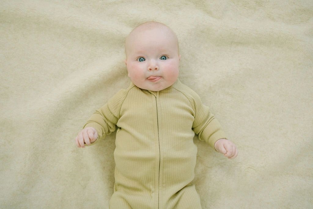 Koalav long sleeve footed coverall stardust