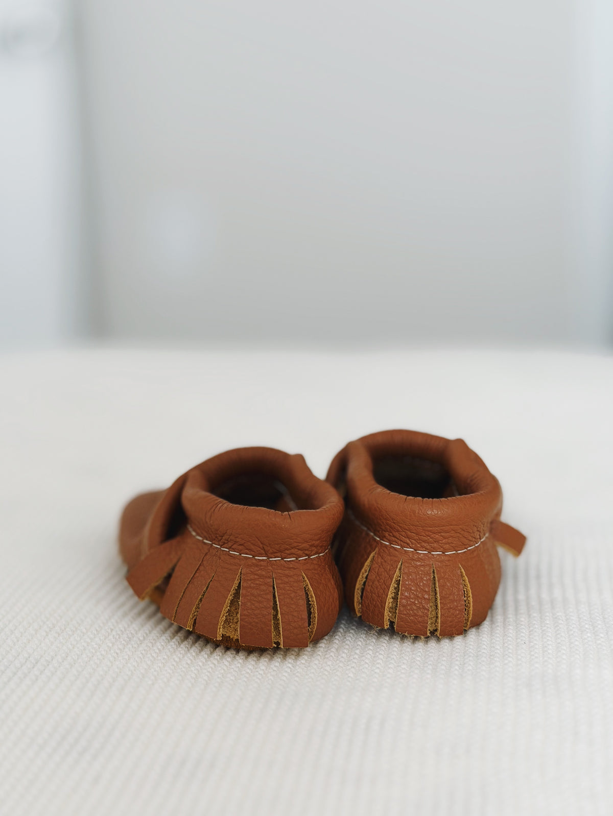 Starry Knight authentic leather moccasin crib shoes