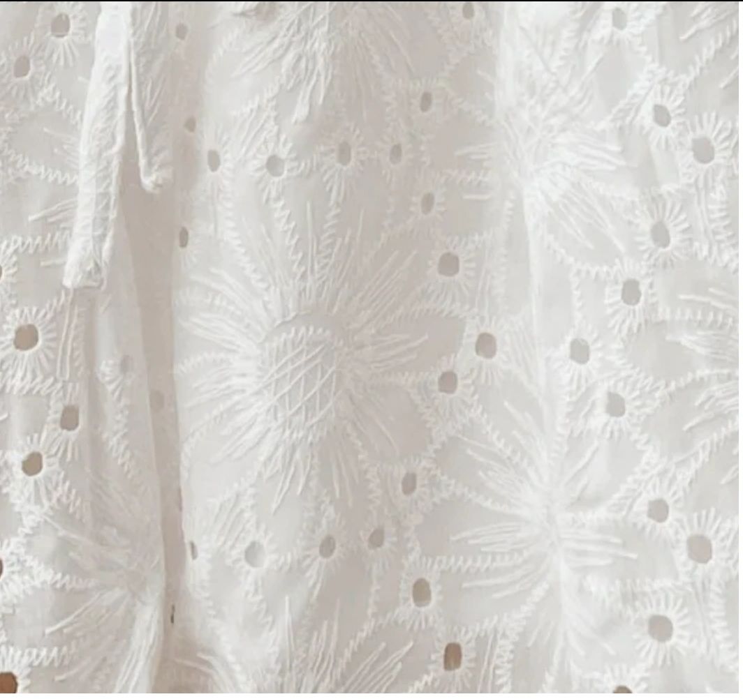 Blossom and Pear Sunflower embroidered dress