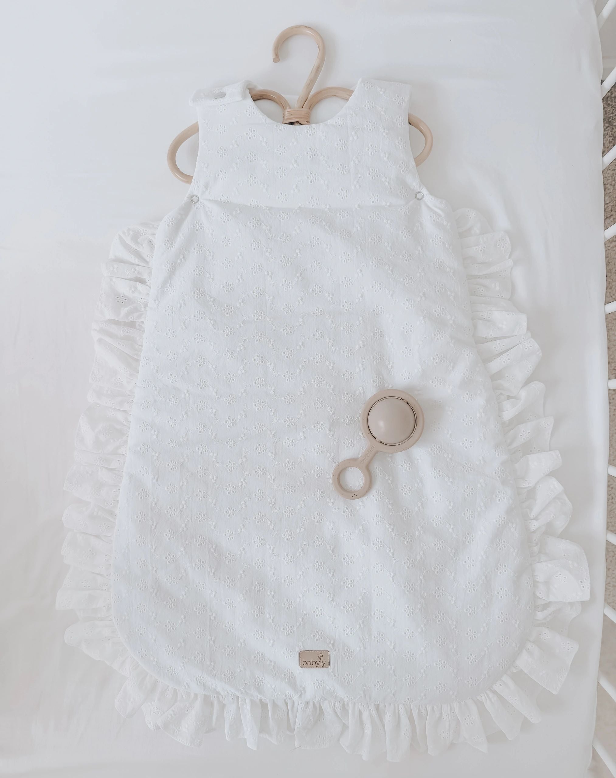 Babyly Lilly embroidered baby sleep sack