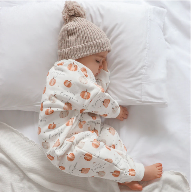 Pumpkin printed coverall