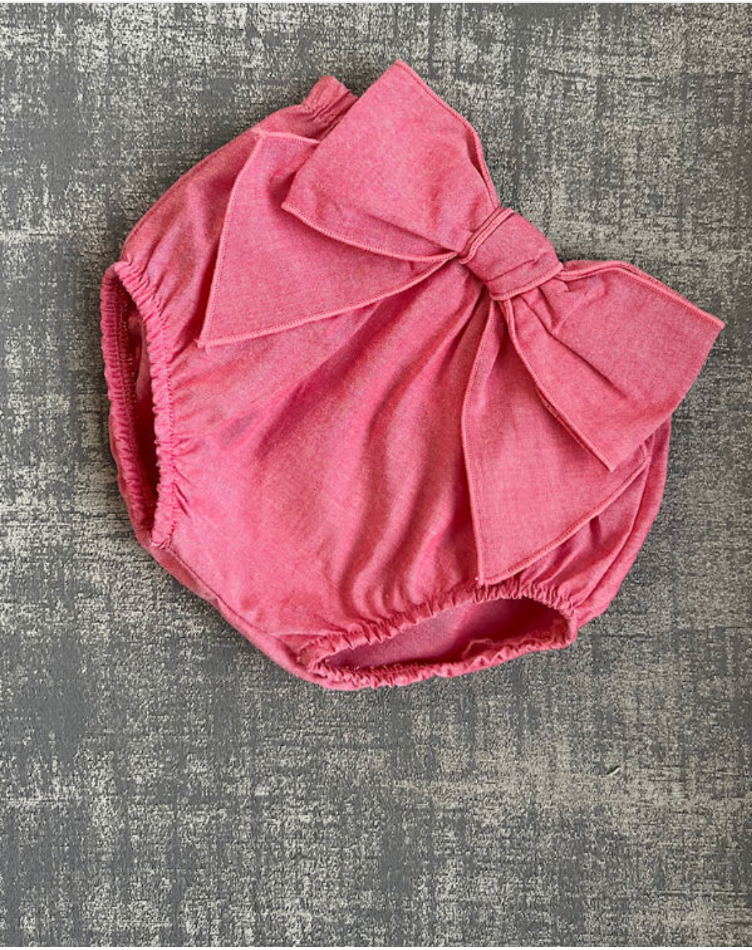 Creaciones Calamaro muslin bow back diaper cover