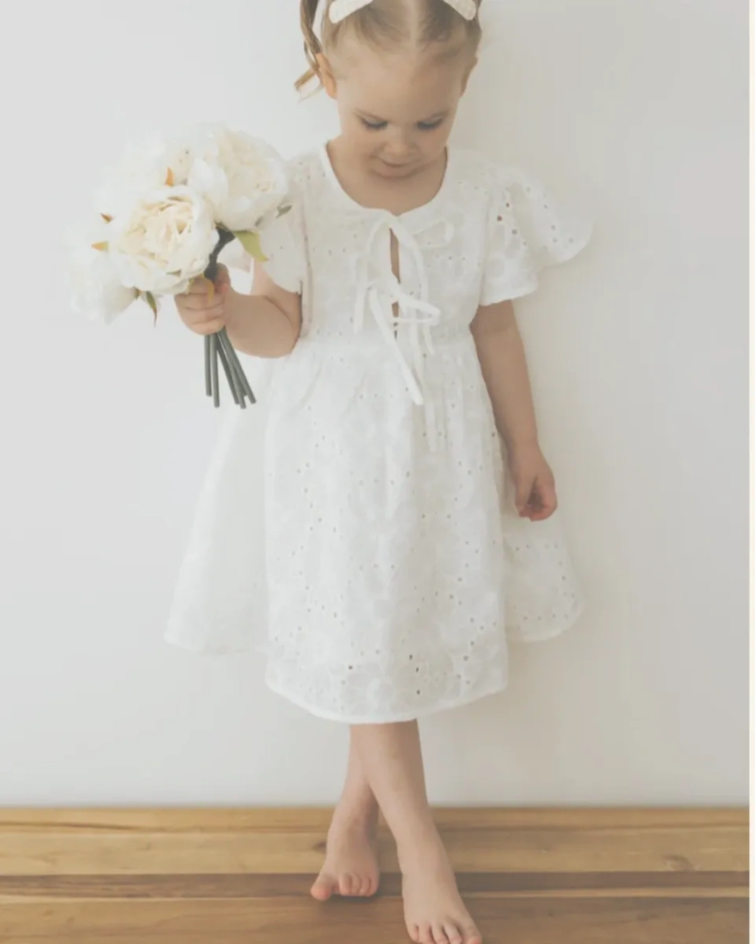 Blossom and Pear Sunflower embroidered dress