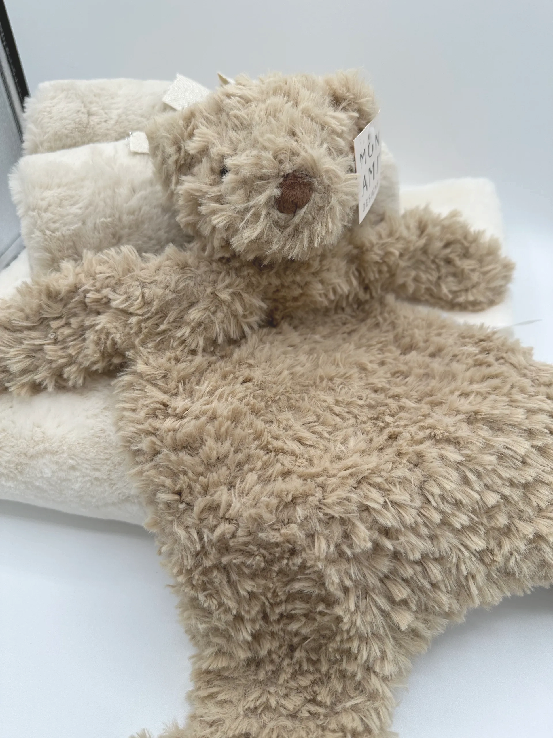 Mon Ami Marshmallow Bear Security Blankie