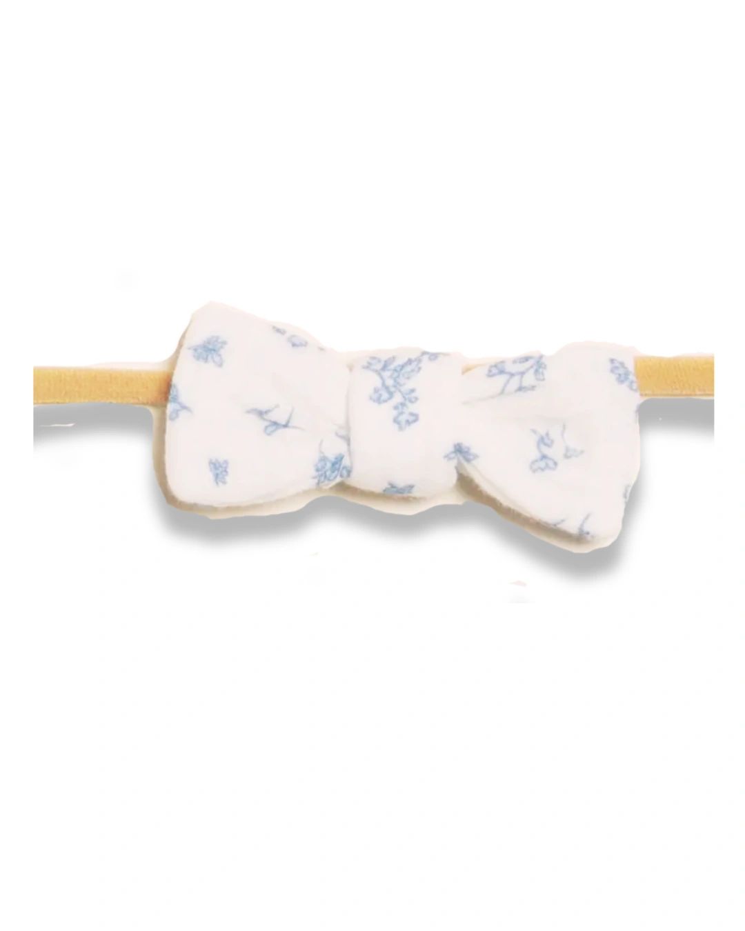 Colored Organics muslin dainty bow headband