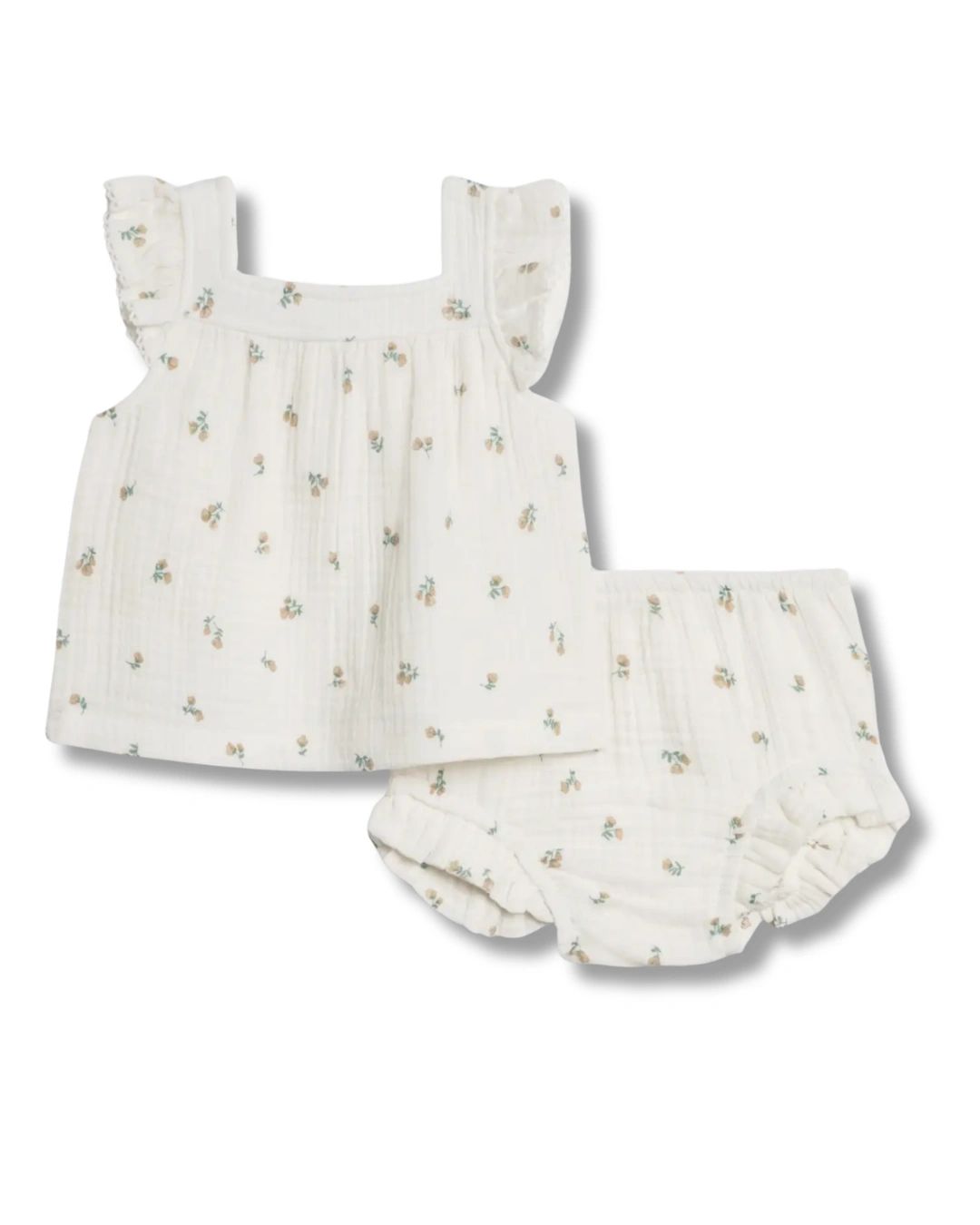 Colored Organics Colette muslin tank + bloomer set